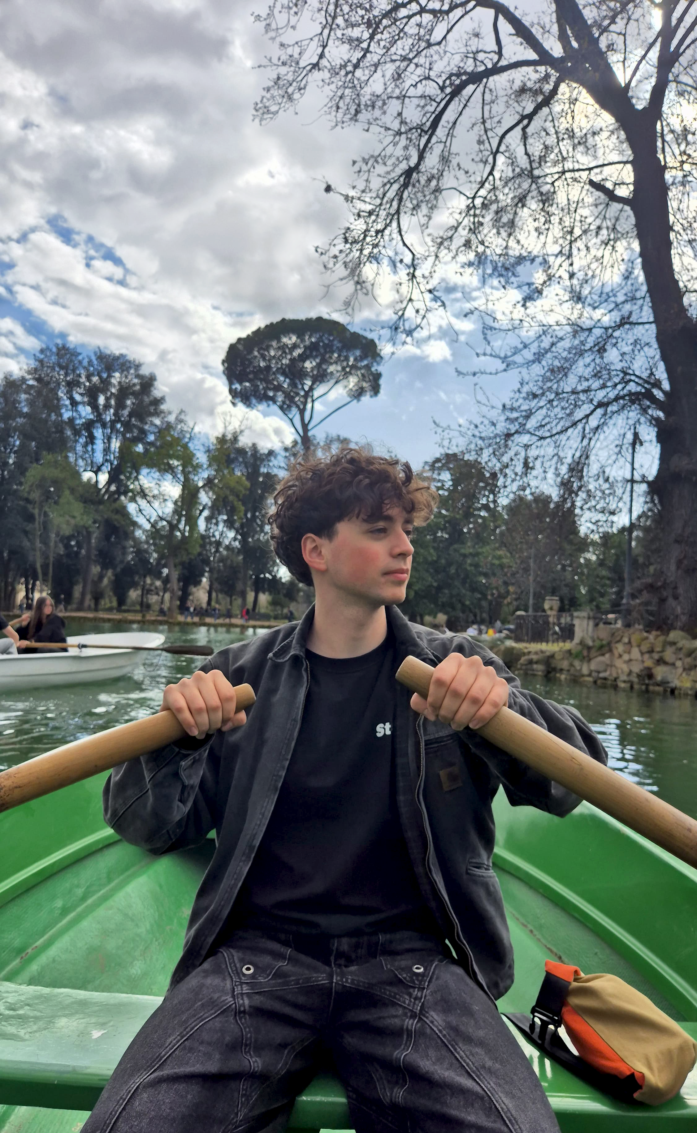 Behind the scenes portrait